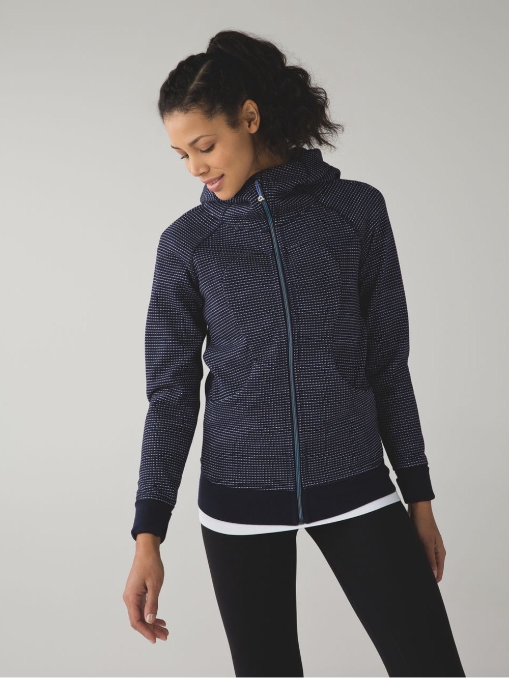 Lululemon Scuba Hoodie III Double Dot Naval Blue Lullaby / Naval Blue